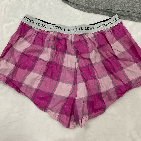 Angels Collection Victoria's Secret Checkered Shorts Pj Set - Picture 4 of 11
